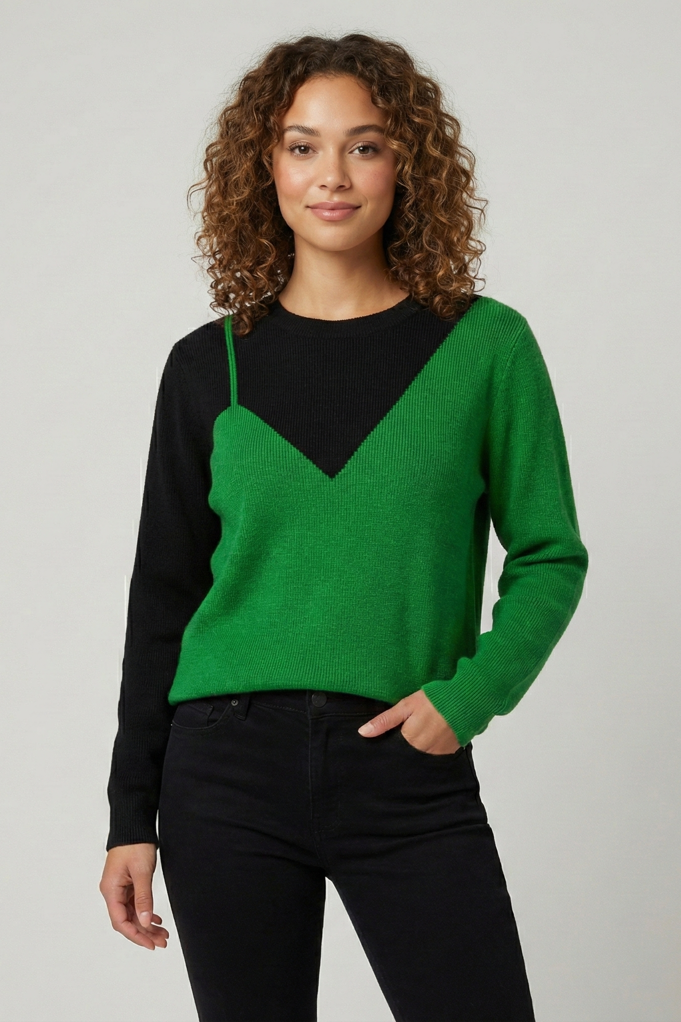 O-Neck Knitted Sweater | Ponty