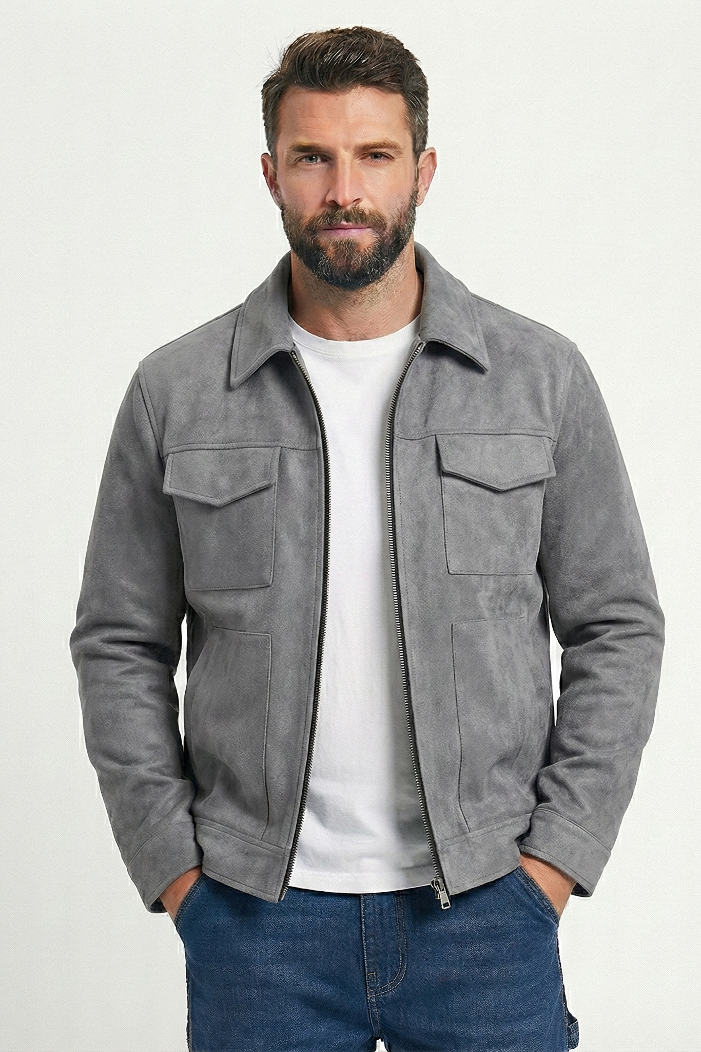 Men's Oversized Suede Jacket | Ponty