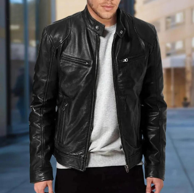 Trenton Leather Men's Jacket | Ponty