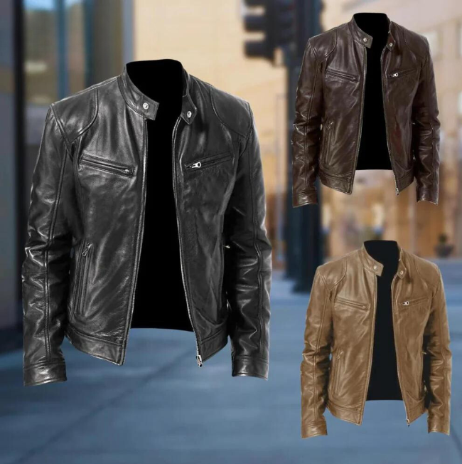 Trenton Leather Men's Jacket | Ponty