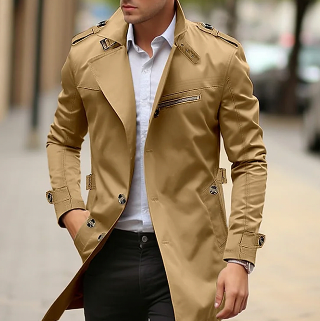 Stylish Waterproof Old Money Coat for Men | Ponty