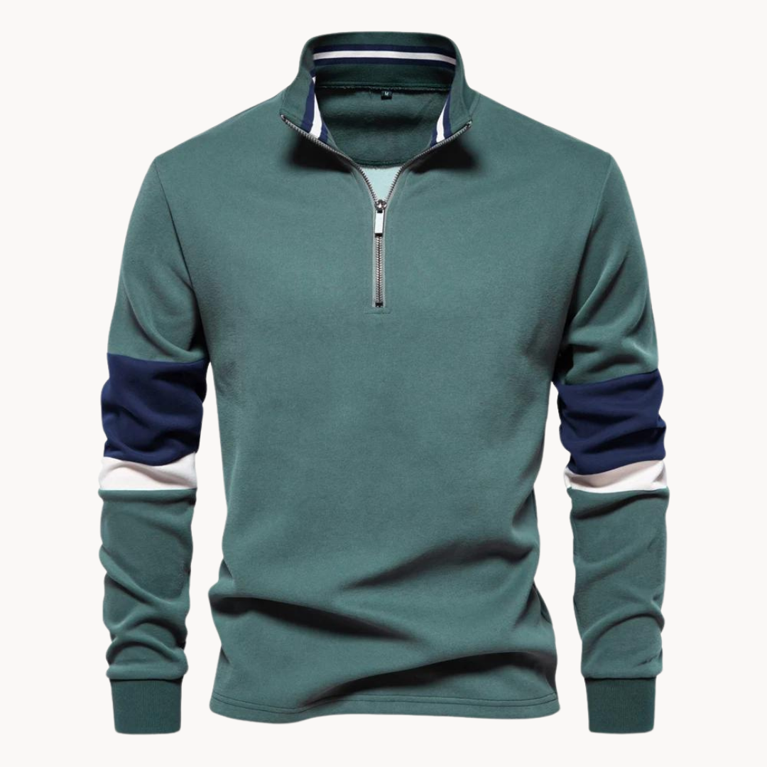 Nathan Quarter-Zip Sweater | Ponty