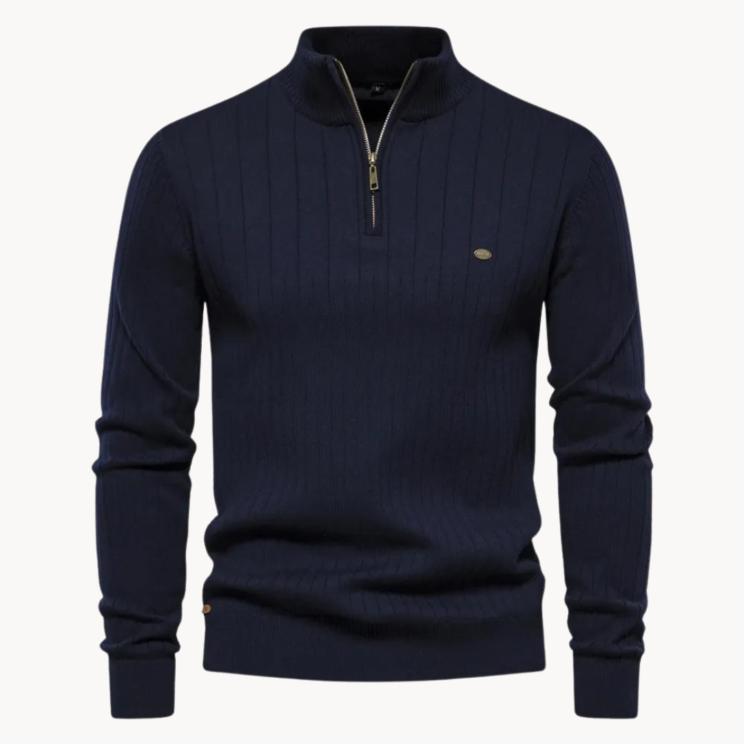 Jenson Quarter Zip Sweater | Ponty