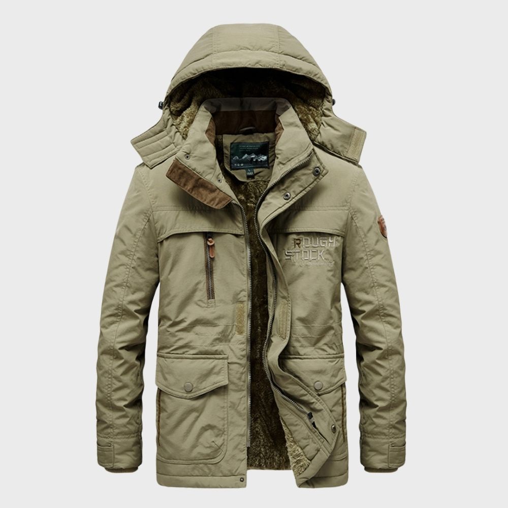 Adrian Men's Hooded Waterproof Winter Jacket | Ponty