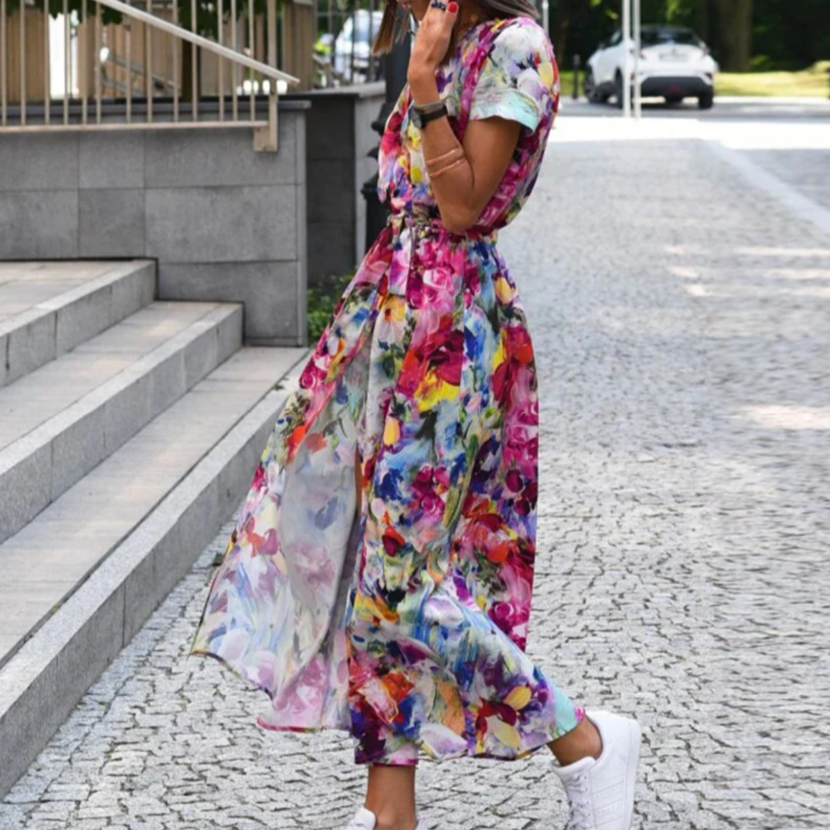 Women's Summer Dress - Elegant Printed Dress for Women | Ponty