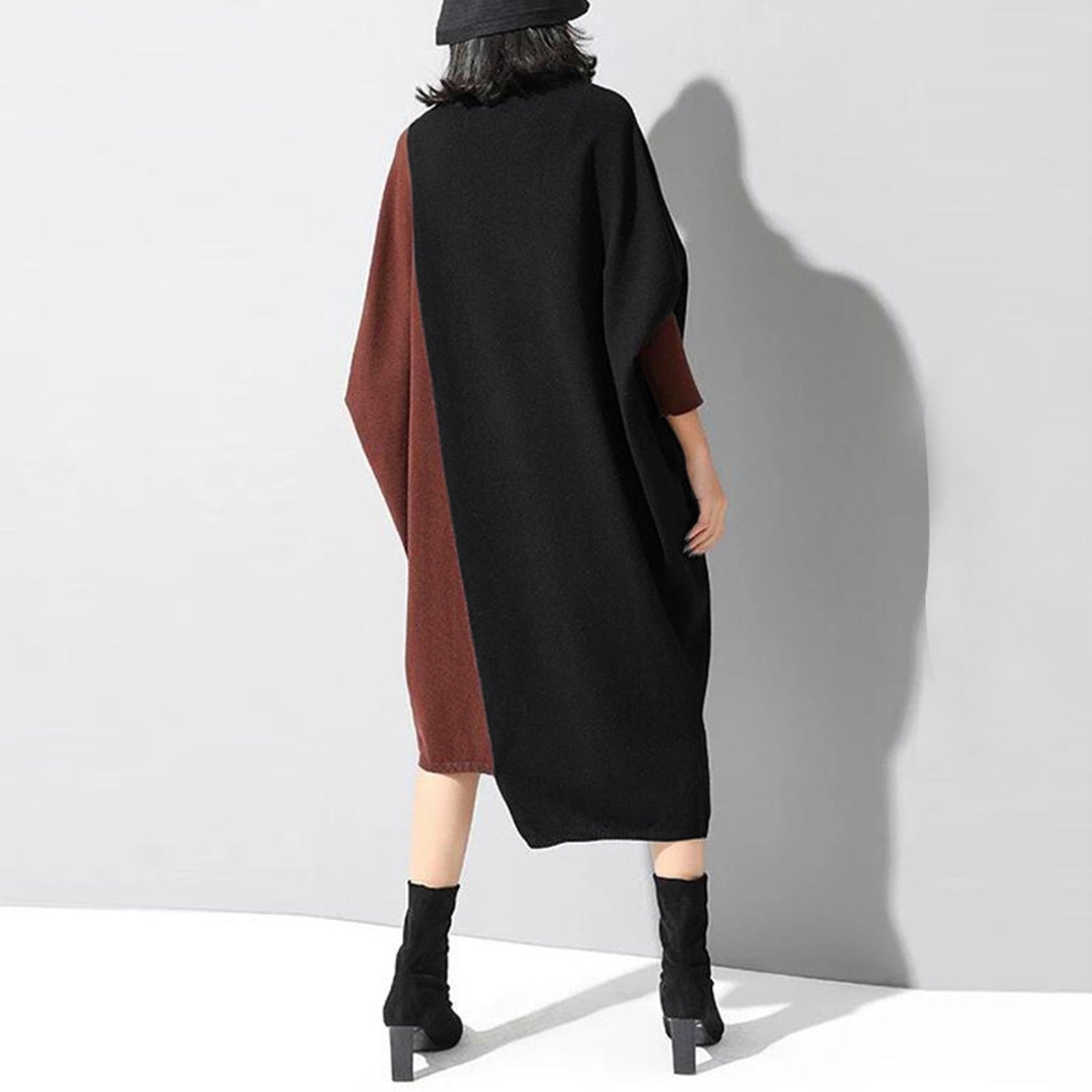 Knitted Long Sweater Dress | Ponty