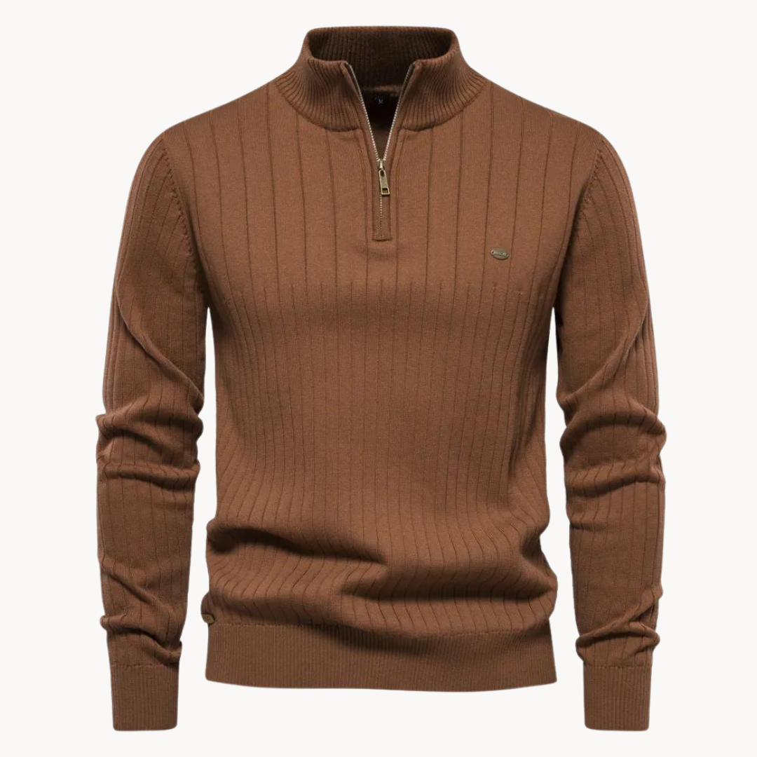 Jenson Quarter Zip Sweater | Ponty