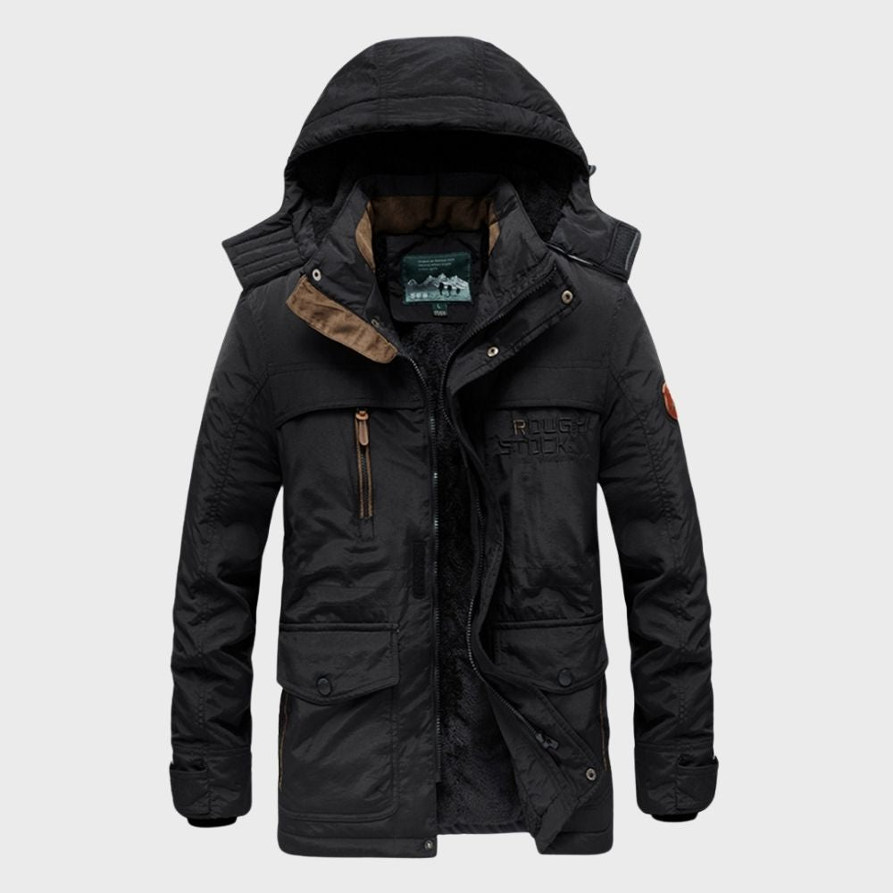 Adrian Men's Hooded Waterproof Winter Jacket | Ponty