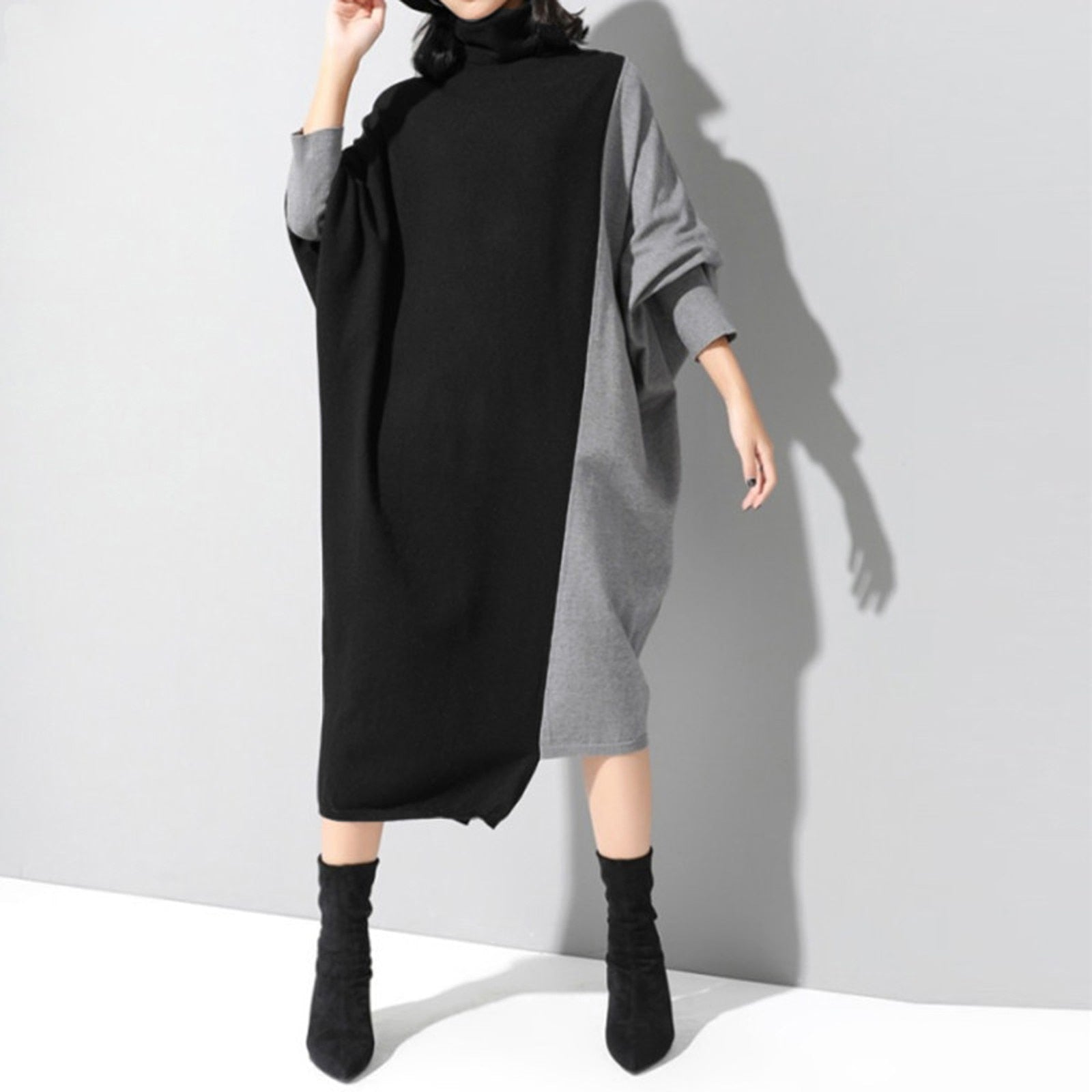 Knitted Long Sweater Dress | Ponty