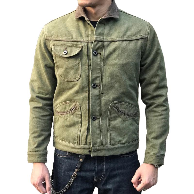 Men's Retro Motorcycle Breasted Jacket | Ponty