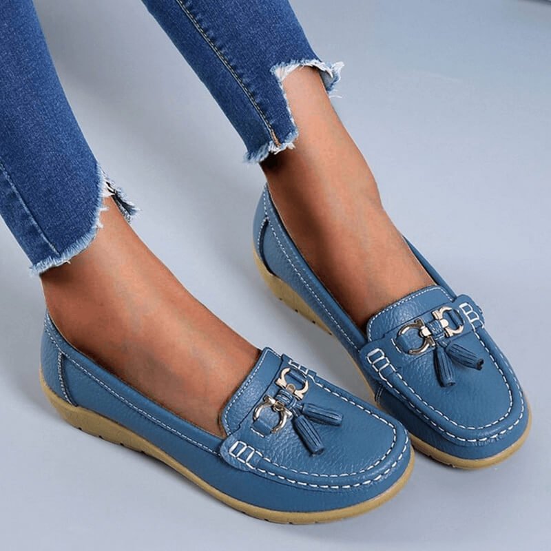 Orthopedic Leather Moccasin | Ponty