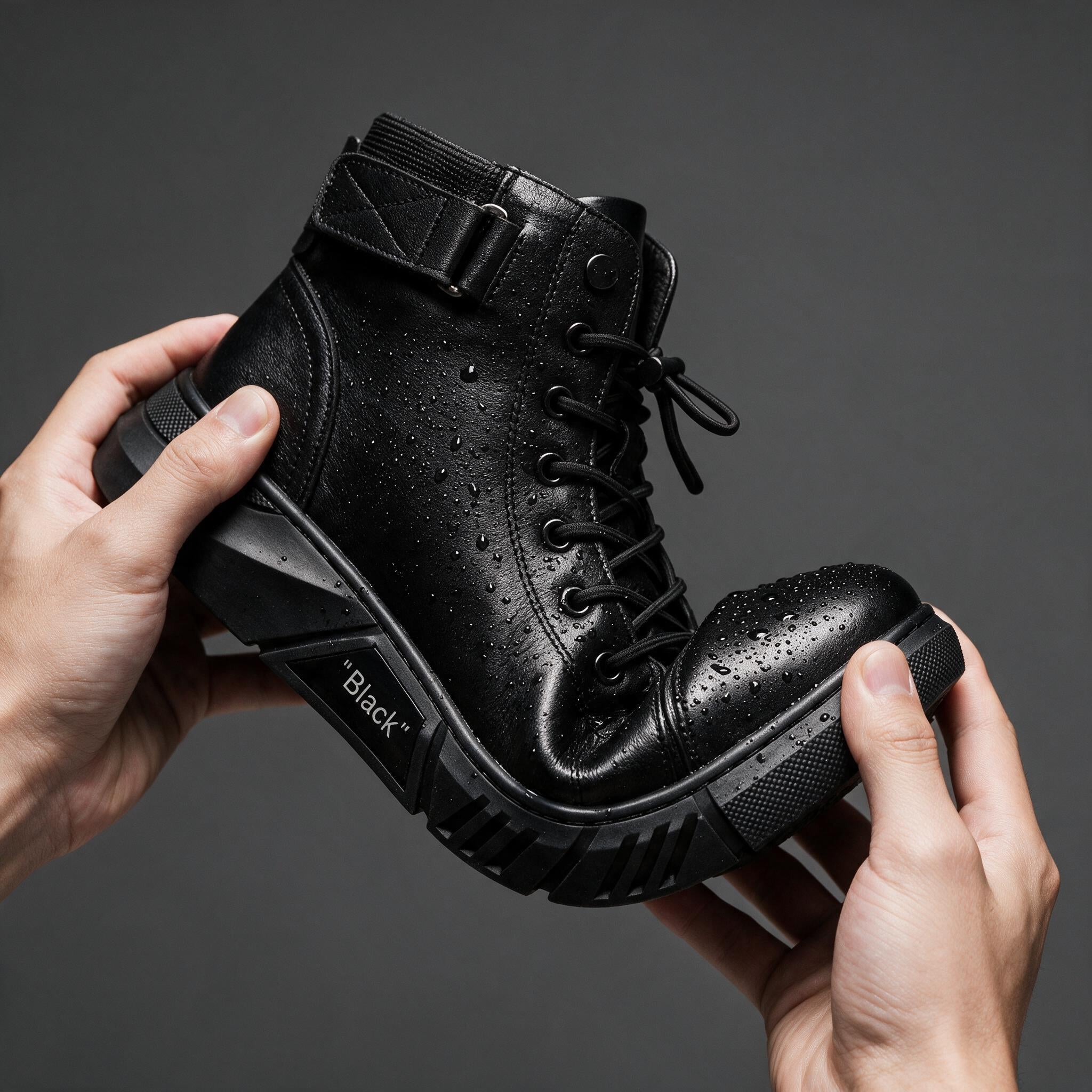Flexible sole and water-resistant leather of Ponty boots