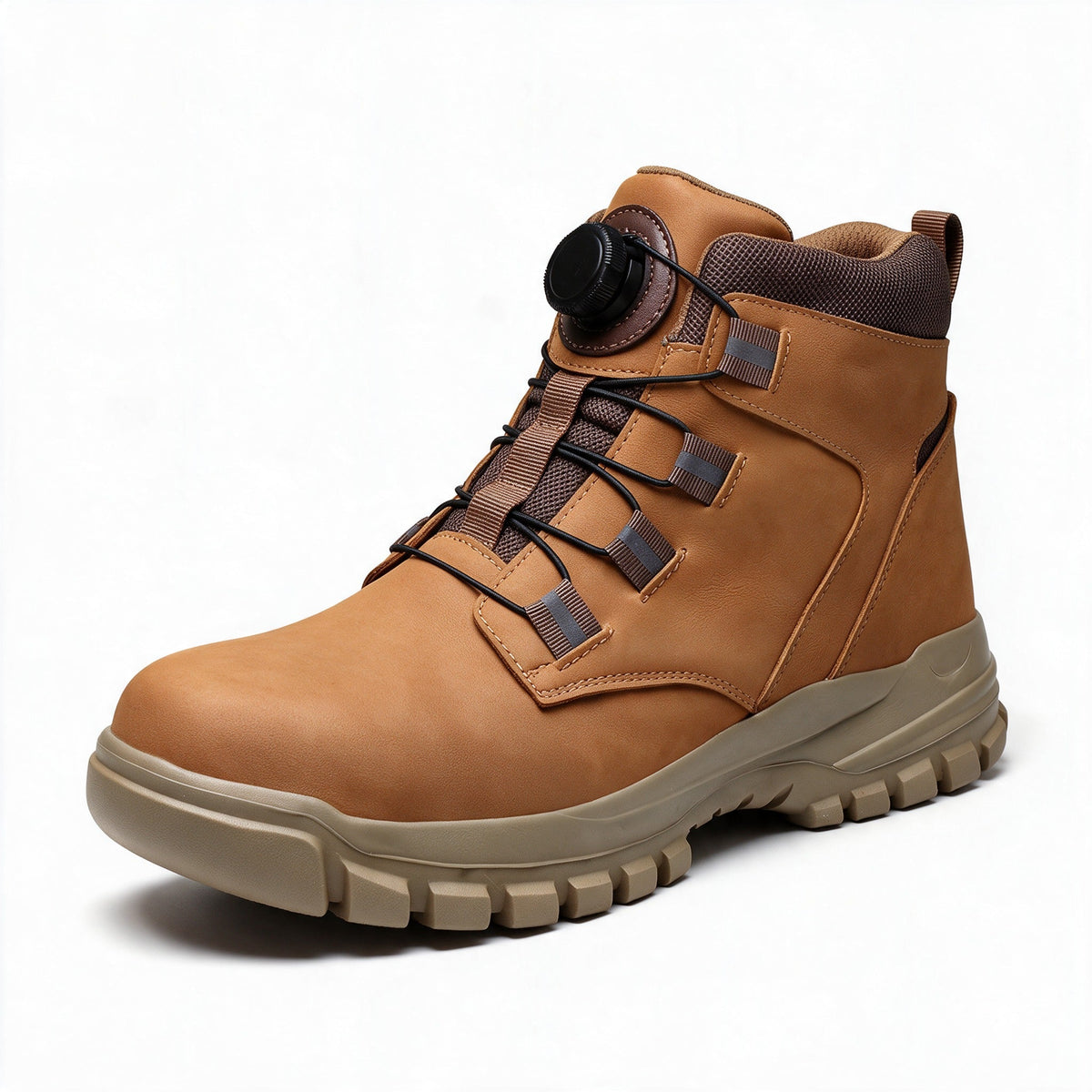 Titan safety boot — titan-02-tres-quartos-brown